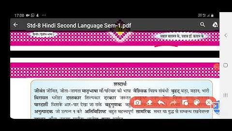 Saurabh Vidyalaya,Himmatnagar Standard-8 Subject-Hindi Chapter-5 Part-2/2