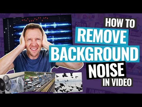 Video: How To Remove Background Noise