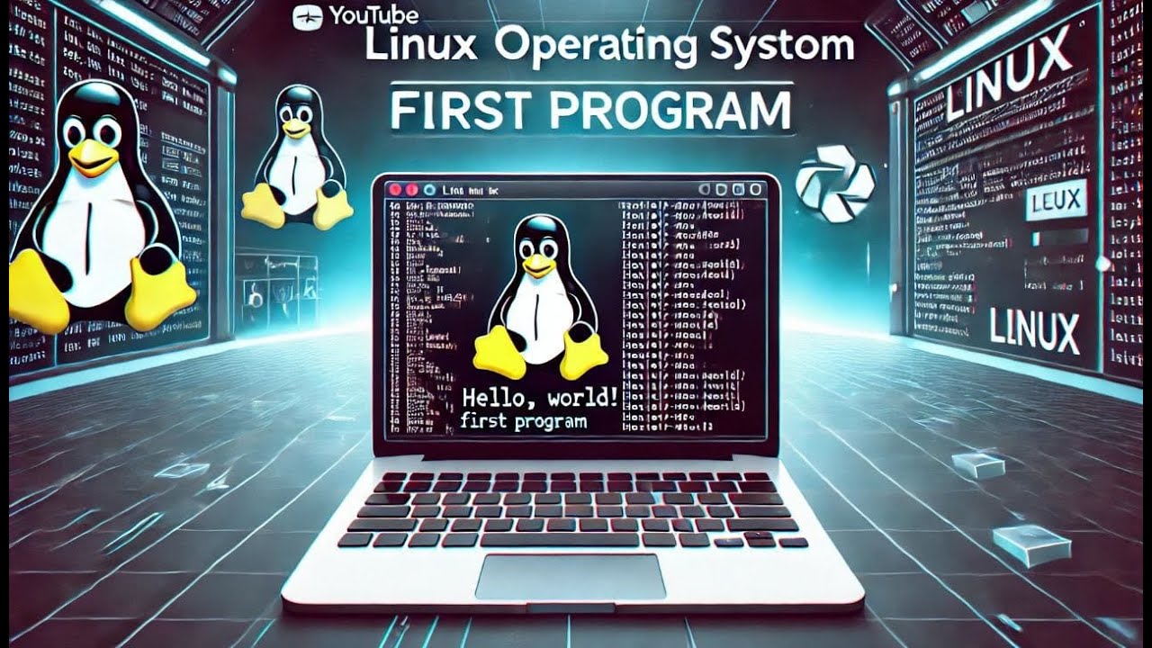 First Shell Script Linux using VI editor - YouTube