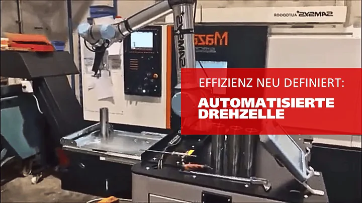 Vollautomatisierte Drehzelle: ProFeeder X und UR10e im Einsatz