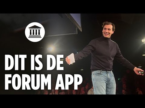 Thierry Baudet presenteert revolutionaire ForumApp op FVD Congres