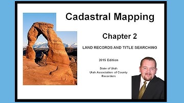 Ch 2   Cadastral Mapping   Title Searching