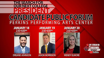 Candidate Public Forum - Dr. Jason Morrison