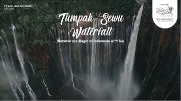 Discover the Majestic Beauty of Tumpak Sewu Waterfall - East Java, Indonesia | Bali Java HOLIDAYS