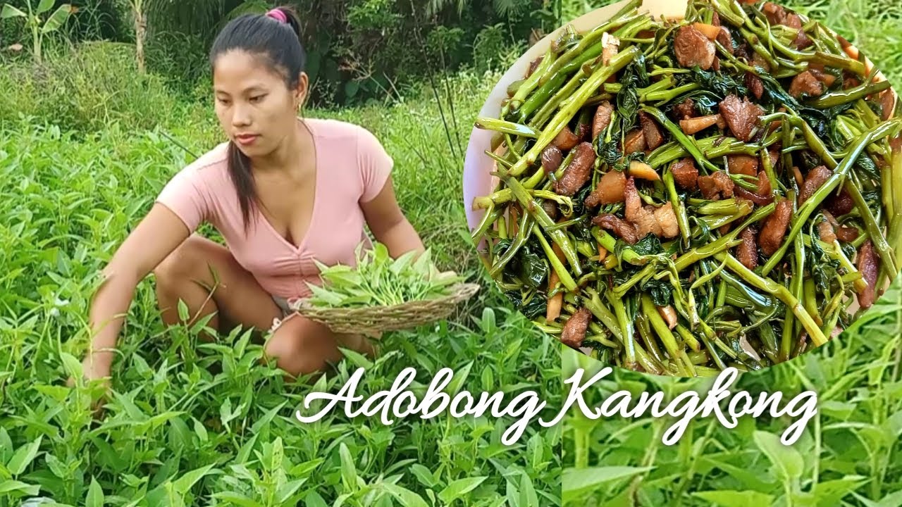 I Tried Cooking Simple Adobong Kangkong | Water Spinach | Panlasang