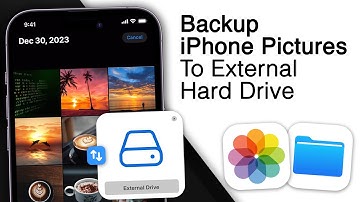 How To Backup iPhone Pictures To External Hard Drive! [Windows 11]