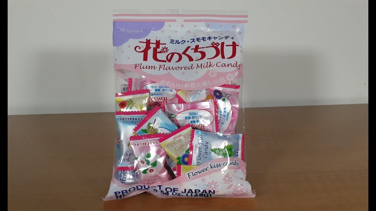 Kasugai Flower's Kiss Candy Food Review YouTube