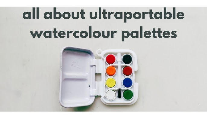 How to make a mini watercolour palette - lots of ideas for tiny pocket  palettes - so cute! 