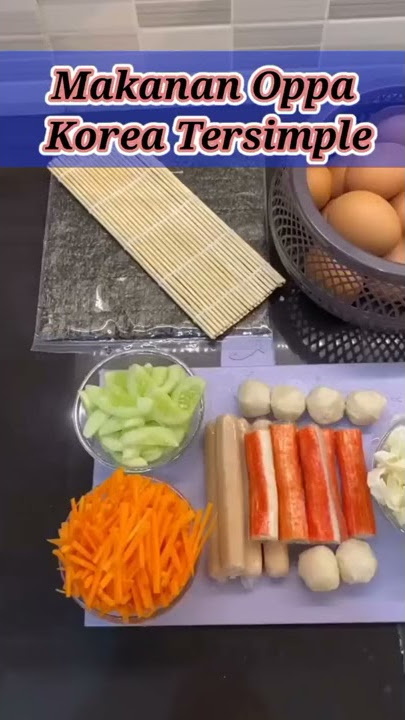 Kimbab Ala Korea | Resep Makanan Rumahan👍😊