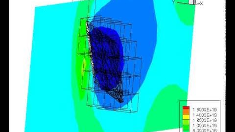 Grid Cutting During An Unsteady Rarefied Flow Simulation
