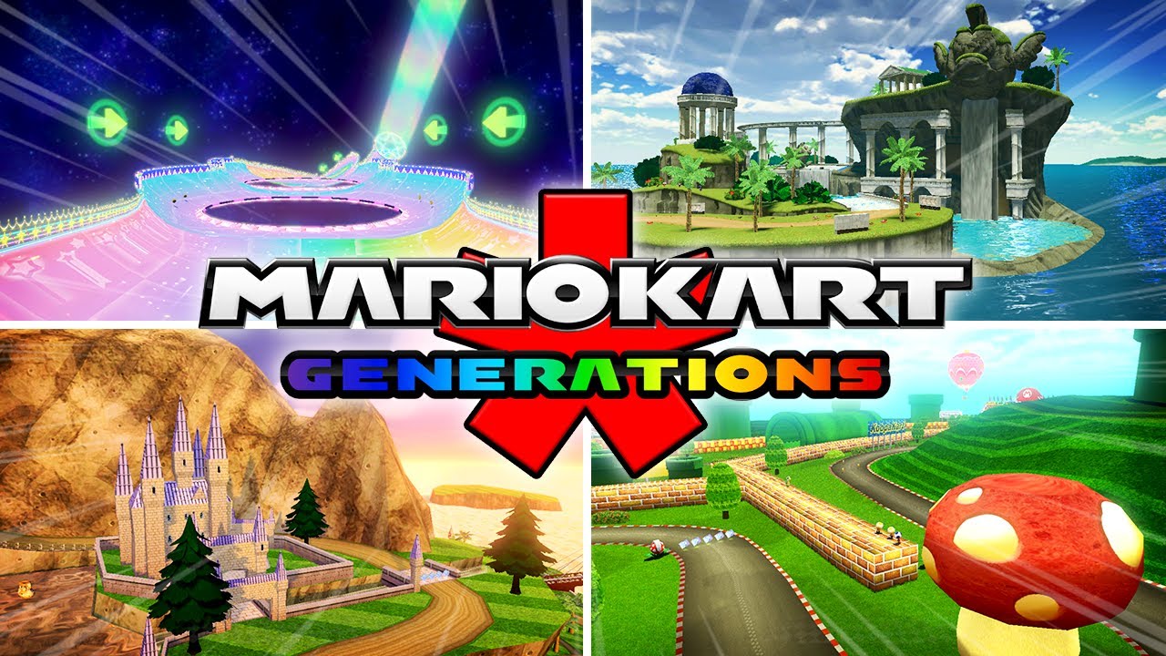 Mario Kart Generations 48 *NEW* Custom Tracks for Mario Kart 8 (All Tracks!) YouTube