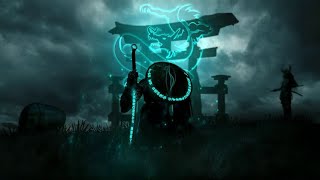 Dragon Samurai Kneeling  Torii Gate Rain 4K  Live Desktop Wallpapers