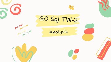 GO Classes SQL TW-2 Analysis