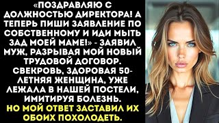 картинка: «Моей маме нужна сиделка, так что увольняйся!» — заявил муж в день моего повышения