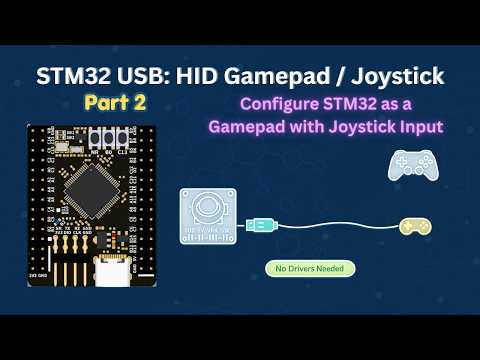 STM32 USB HID Gamepad | Read Joystick over ADC+DMA and Send to PC | USB Series Part 2