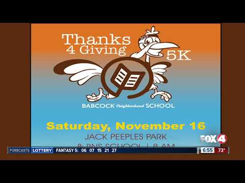 Babcock Neighborhood School's Thanks 4 Giving 5K Preview