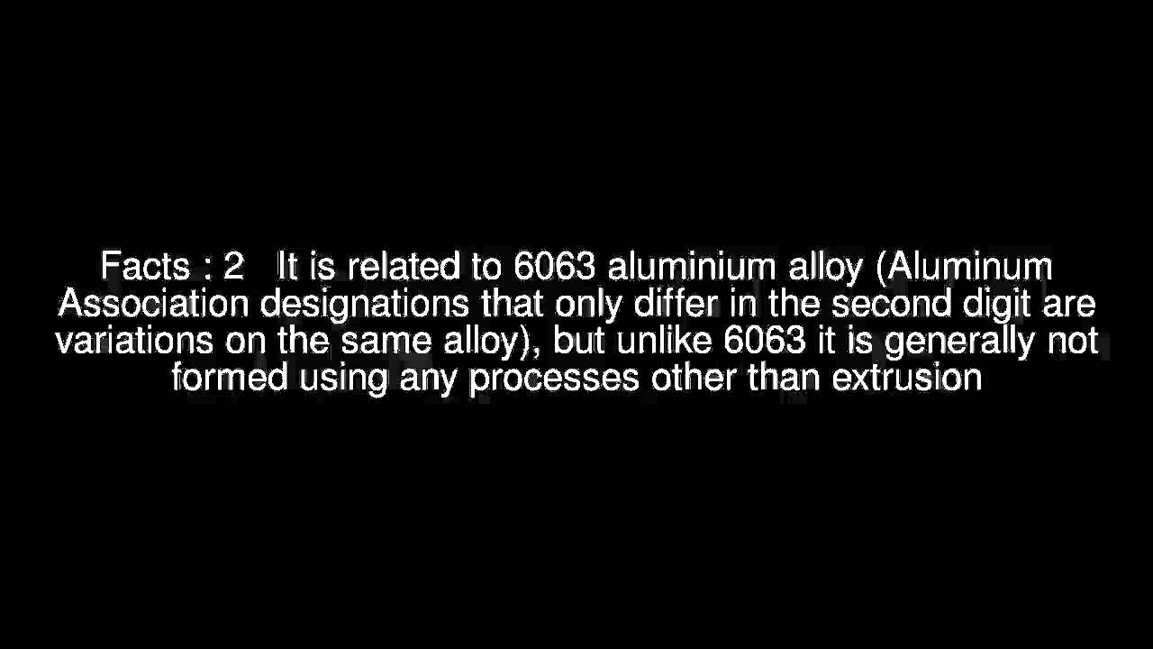 6463 aluminium alloy Top #6 Facts - YouTube