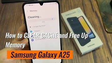 Samsung Galaxy A25: How to CLEAR CACHE and Free Up Memory