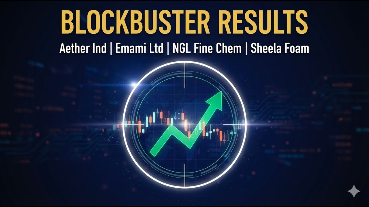 BLOCKBUSTER RESULTS Q3FY26 | Aether Ind | Emami Ltd | NGL Fine Chem | Sheela Foam