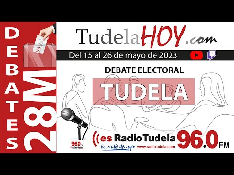 Vídeo: Primera parte debate electoral alcaldía de Tudela 2023
