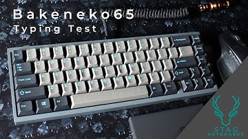 Bakeneko65 Typing Test