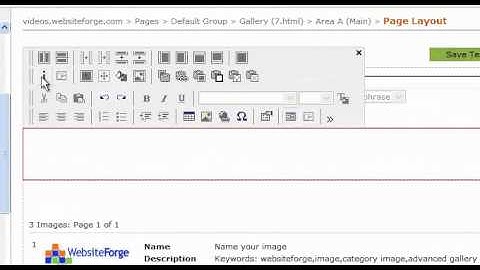 Advanced Gallery Add Category Description Frame - Websiteforge Ecommerce Website