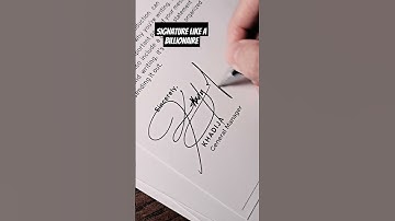 Signature Like A Billionaire | Name: Khadija #signature #design #khadija