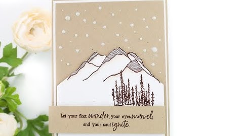 Unity Quick Tip: White & Kraft Cutaway Mountain Scene