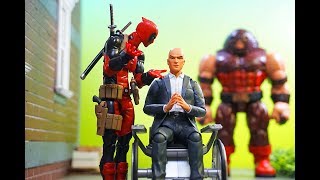 Figma Deadpool, Shf Professor X Kitbash, Marvel Legends Juggernaut Acba Display & Update