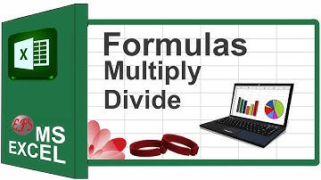 MS excel 2013 formula multiply divide Urdu/Hindi