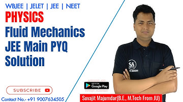 Physics Fluid Mechanics JEE Main PYQ Solution | JELET | NEET | WBJEE | JEE