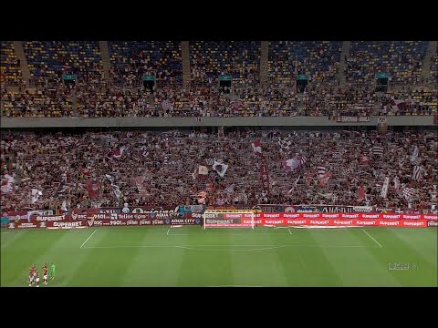 Imnul Rapidului, cântat de peste 30.000 de fani pe Arena Națională la meciul cu FCSB