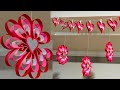 Diy valentines day decorations  diy heart hangings  paper decoration ideas for valentines day