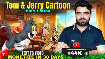 How To Create Ai Cartoon Video | Tom and Jerry Cartoon Video Kaise Banaye | USA Viral Niche