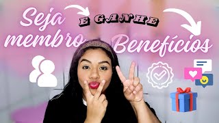 SEJA UM MEMBRO DO CANAL E GANHE BENEFICIOS EXCLUSIVOS!!! #sejamembro #ganhe #beneficios #dicasdacah