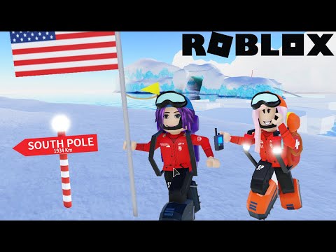 We went on an expedition of Antarctica to the South Pole! 🚩| Roblox