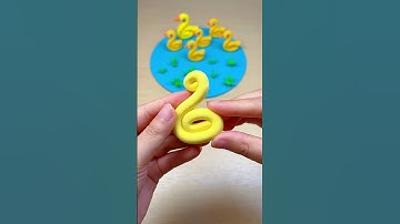 Use clay to make a duck in 10 seconds #diy #adorablecrafts #craft #homemadepapercraft #clay #paper