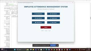 Details Employee Attendance Management System | Python Tkinter & Excel Project Update