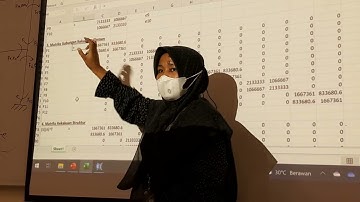 Penjelasan langkah analisis struktur  metode matrix.