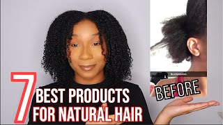 7 ESSENTIAL PRODUCTS THAT TRANSFORMED MY 4B HAIR! -  Dropping Natural hair GEMS! LISTEN UP!