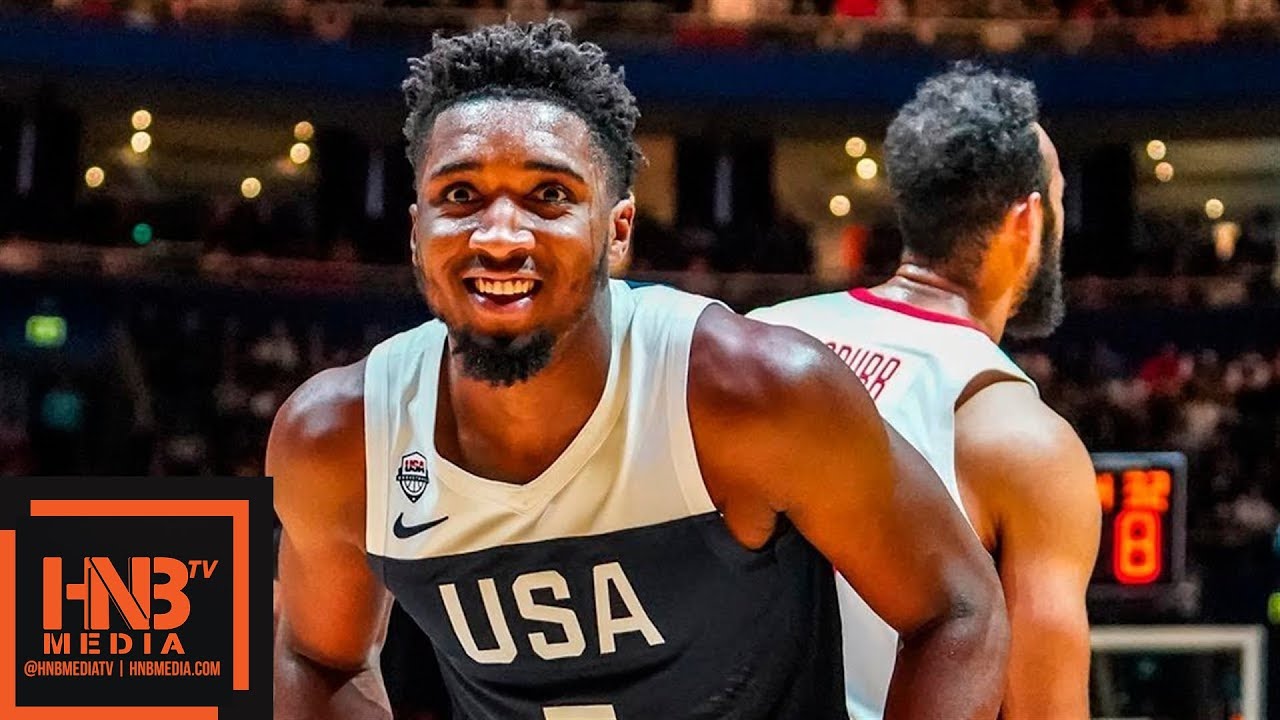 Usa Vs Canada Full Game Highlights August 26 2019 Usa Basketball Youtube