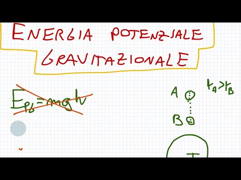 Energia potenziale gravitazionale e velocità di fuga