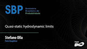 SBP: Quasi-static hydrodynamic limits - Stefano Olla