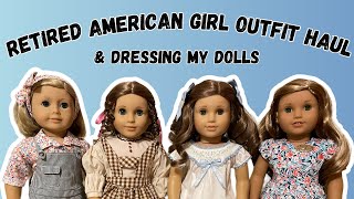 Retired American Girl Doll Outfit Haul & Dressing my Dolls - Historical Secondhand Unboxing