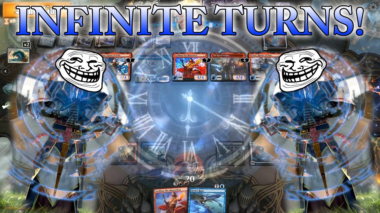 A New Infinite Turns Combo with Teferi, Master of Time from M21 