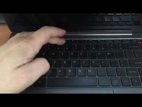 Включение подсветки клавиатуры на Chuwi AeroBook