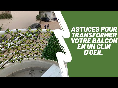 Vidéo: Décoration intérieure des balcons : quel matériau choisir ?