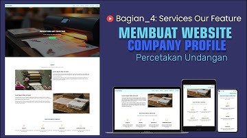 Tutorial HTML CSS: Membuat Website Company Profile Percetakan Undangan Responsive