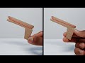 Diy rubber band gun  subscribe to join our mini wings family  link in description shorts