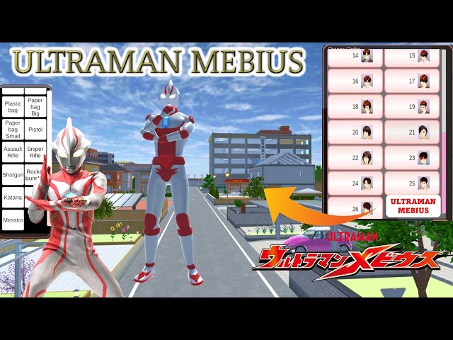 NEW UPDATE Karakter terbaru ULTRAMAN MEBIUS (Guru Ultraman Z) Di #sakuraschoolsimulator @AnakeSDe class=